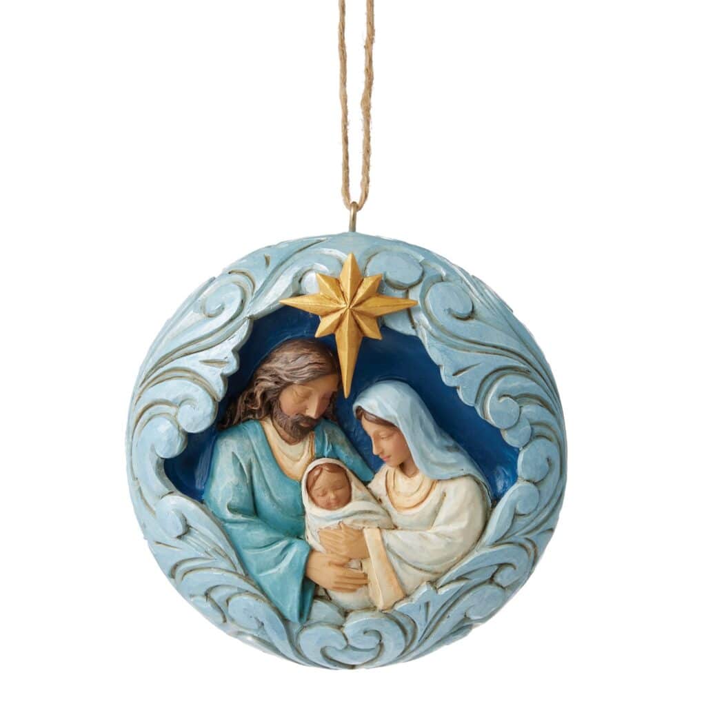 Holy Family Pastel Ornament by Jim Shore