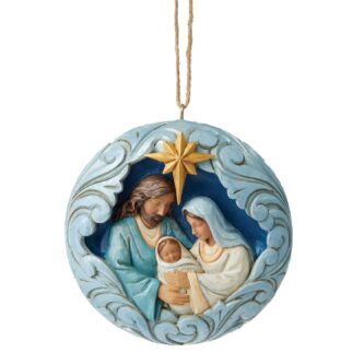Holy Family Pastel Ornament By Jim Shore