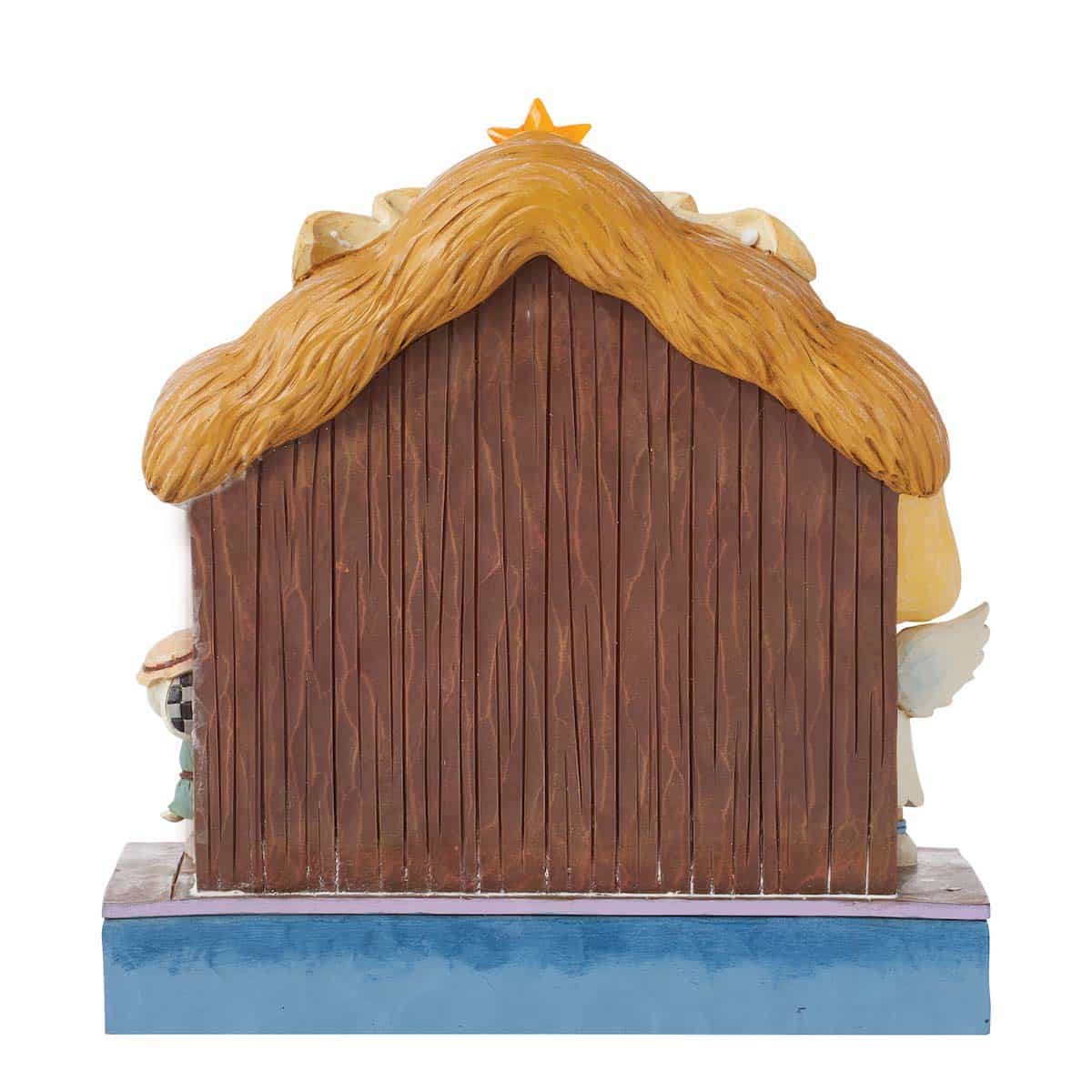 Peanuts Christmas Pageant Nativity by Jim Shore Back