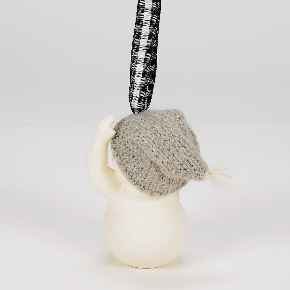 Pretty As a Peach Snowpinion Ornament Back