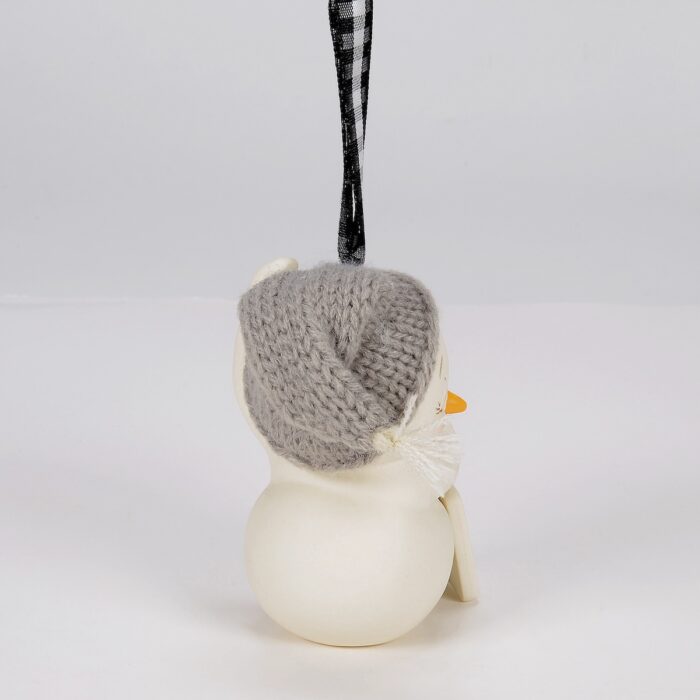 Pretty As a Peach Snowpinion Ornament Side Two