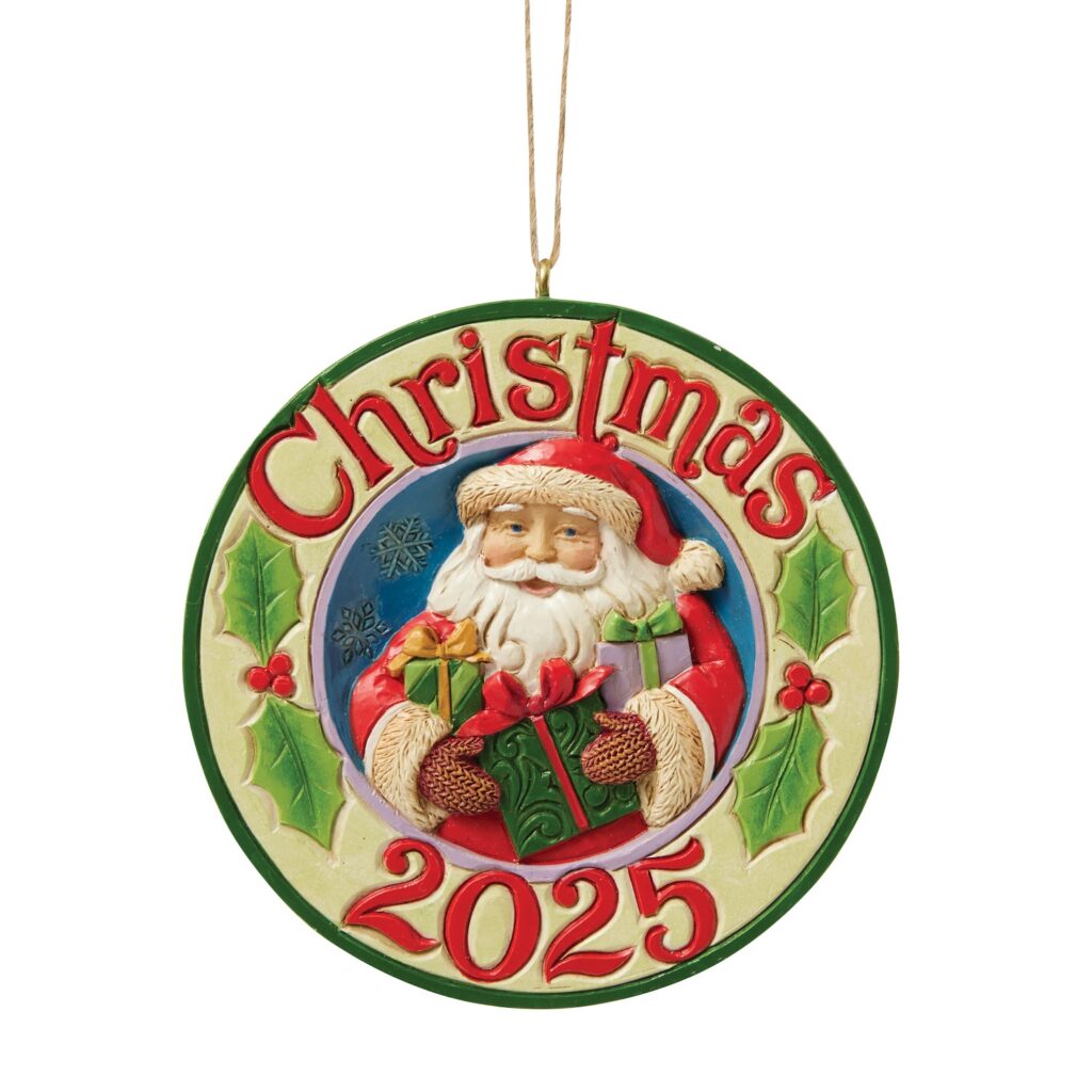 Santa Gifts Annual 2025 Ornament by Jim Shore