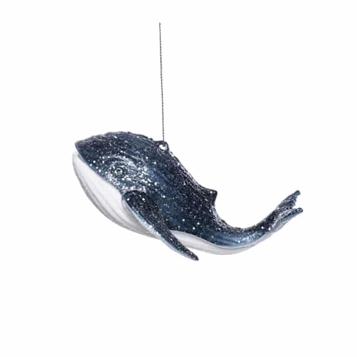 Shimmer Blue Whale Ornament