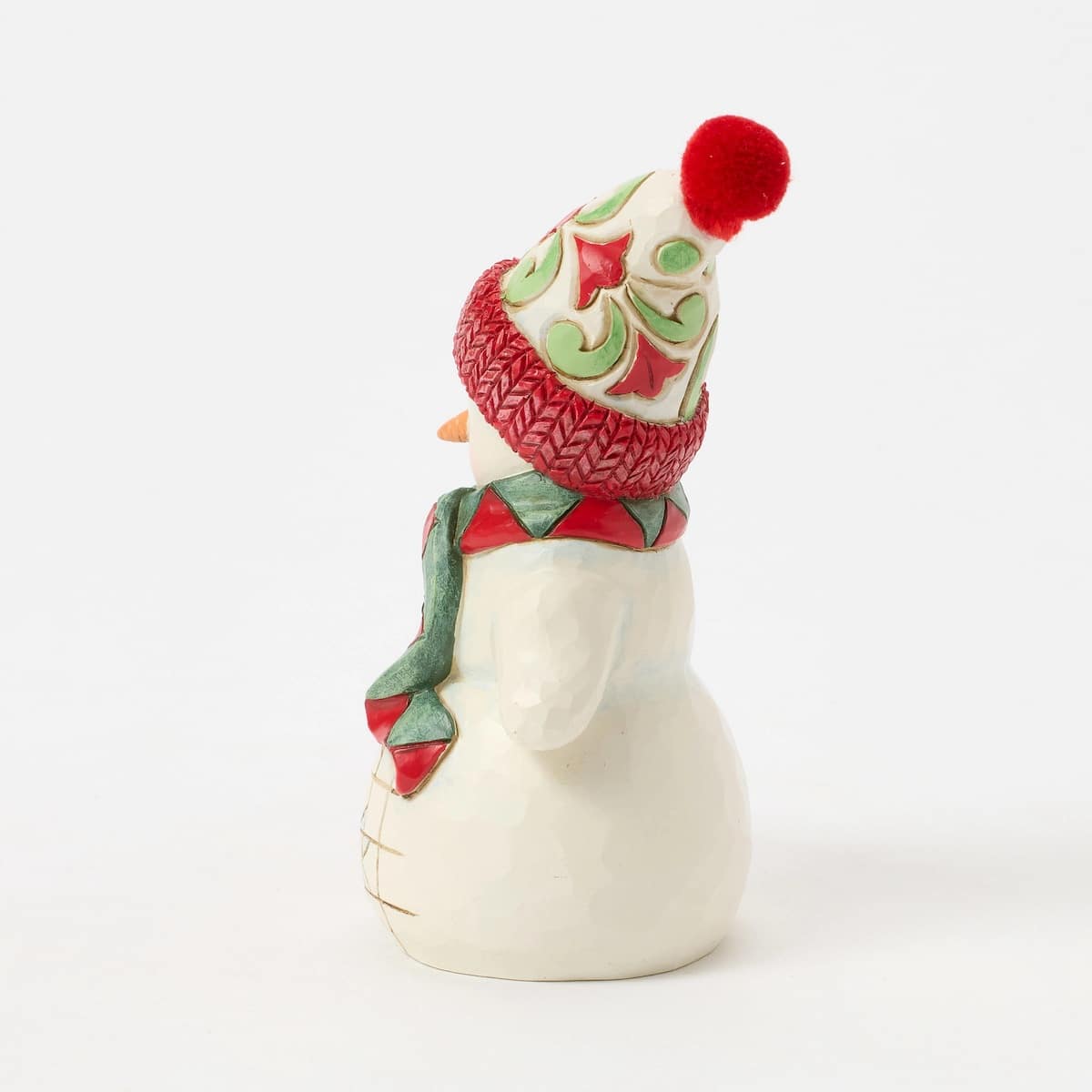 Snowman with Playful Puppy Figurine by Jim Shore Side
