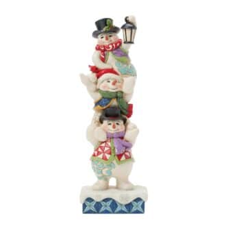 Stacked Snowman Figurine By Jim Shore