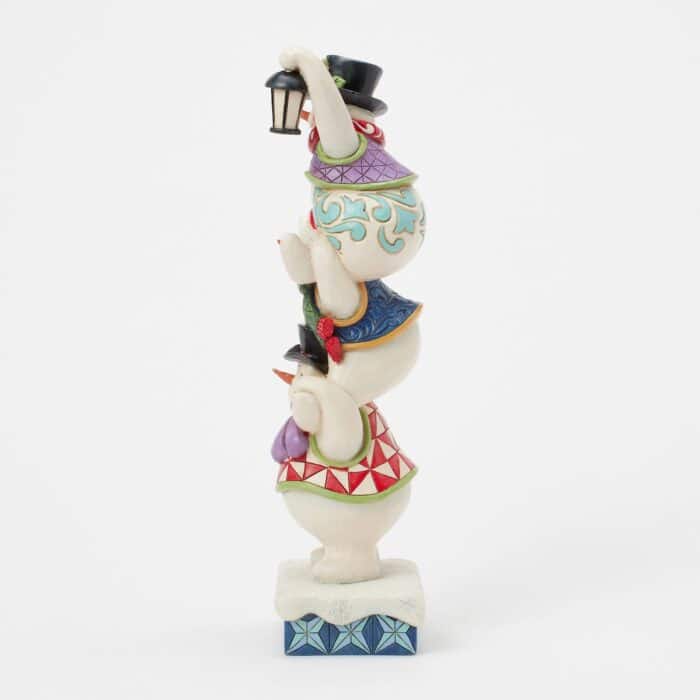 Stacked Snowman Figurine by Jim Shore Side Two