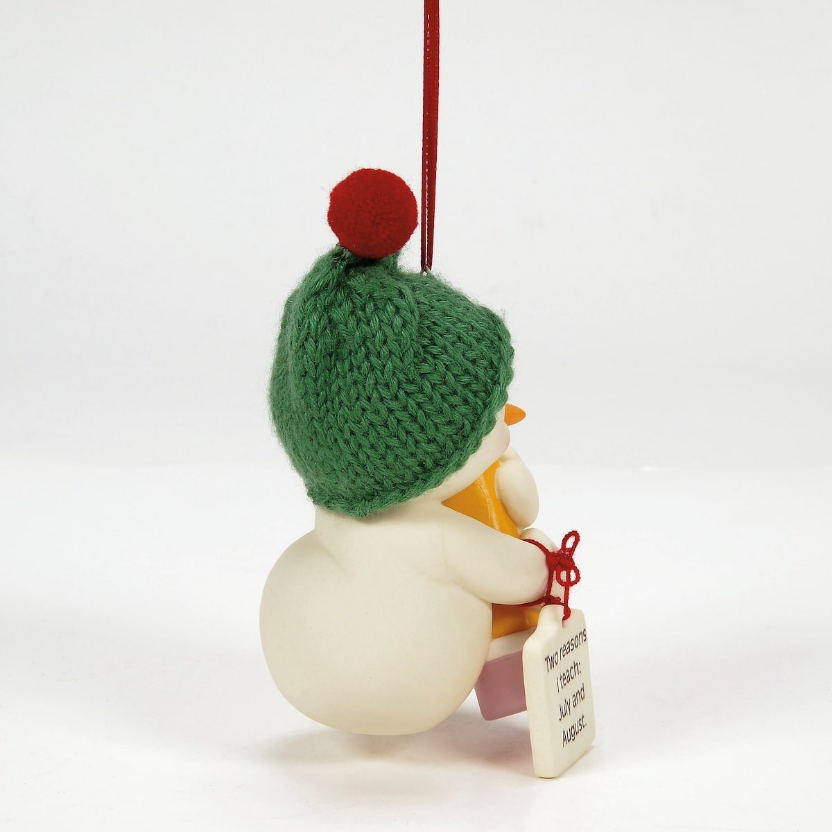 Two Reasons I Teach Snowpinion Ornament Side