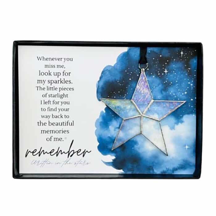 Written in Stars Memorial Star Ornament