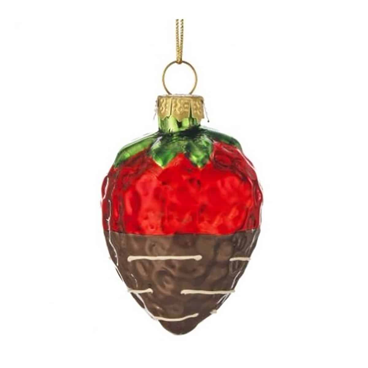 Chocolate Dipped Strawberry Ornament