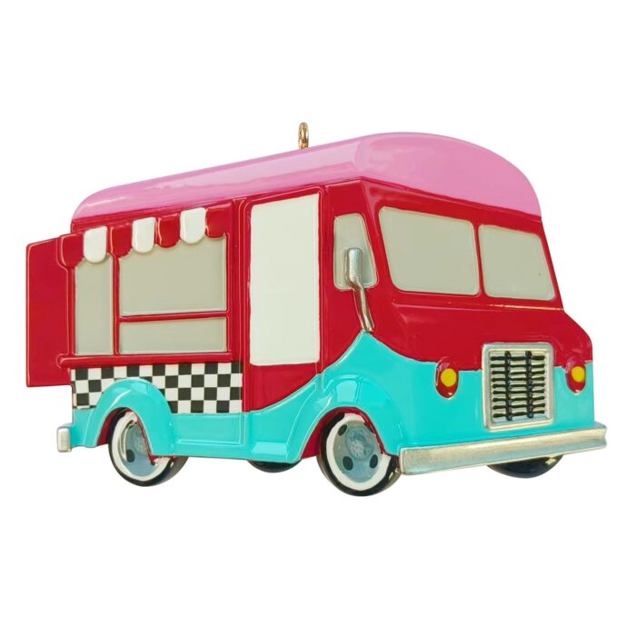 Colorful Food Truck Ornament Personalized