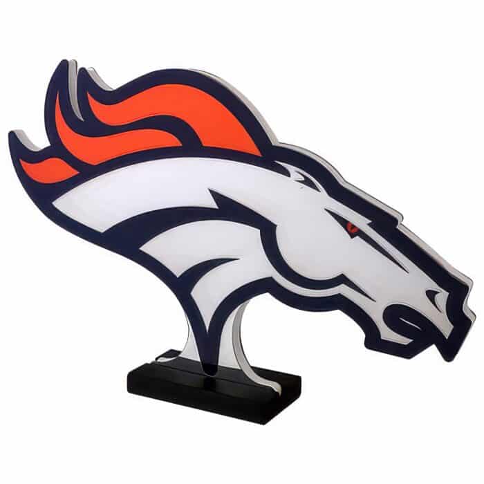 Denver Broncos Logo Infinity Lit Decor off