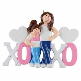 Girl Buddies XOXO Ornament