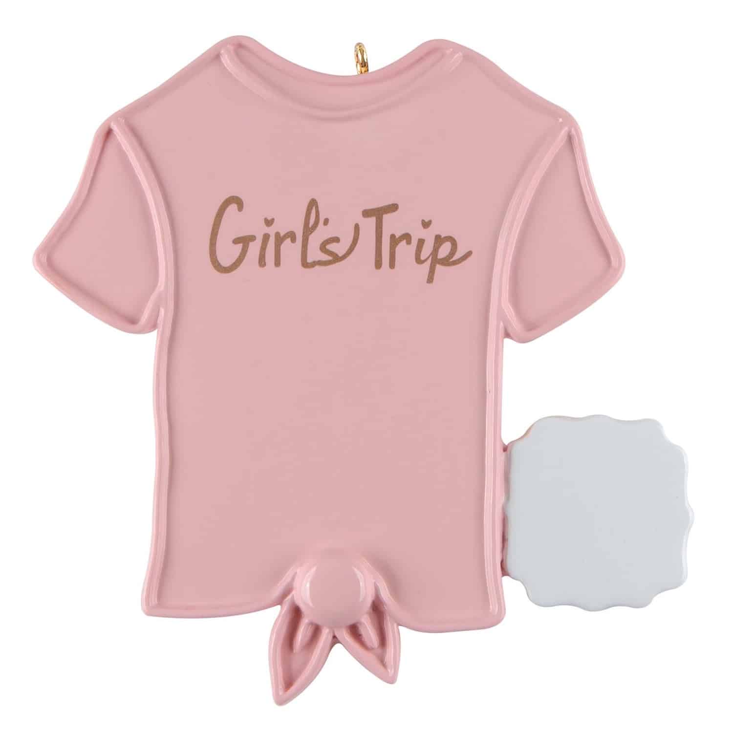 Girls Trip T shirt Ornament Personalize