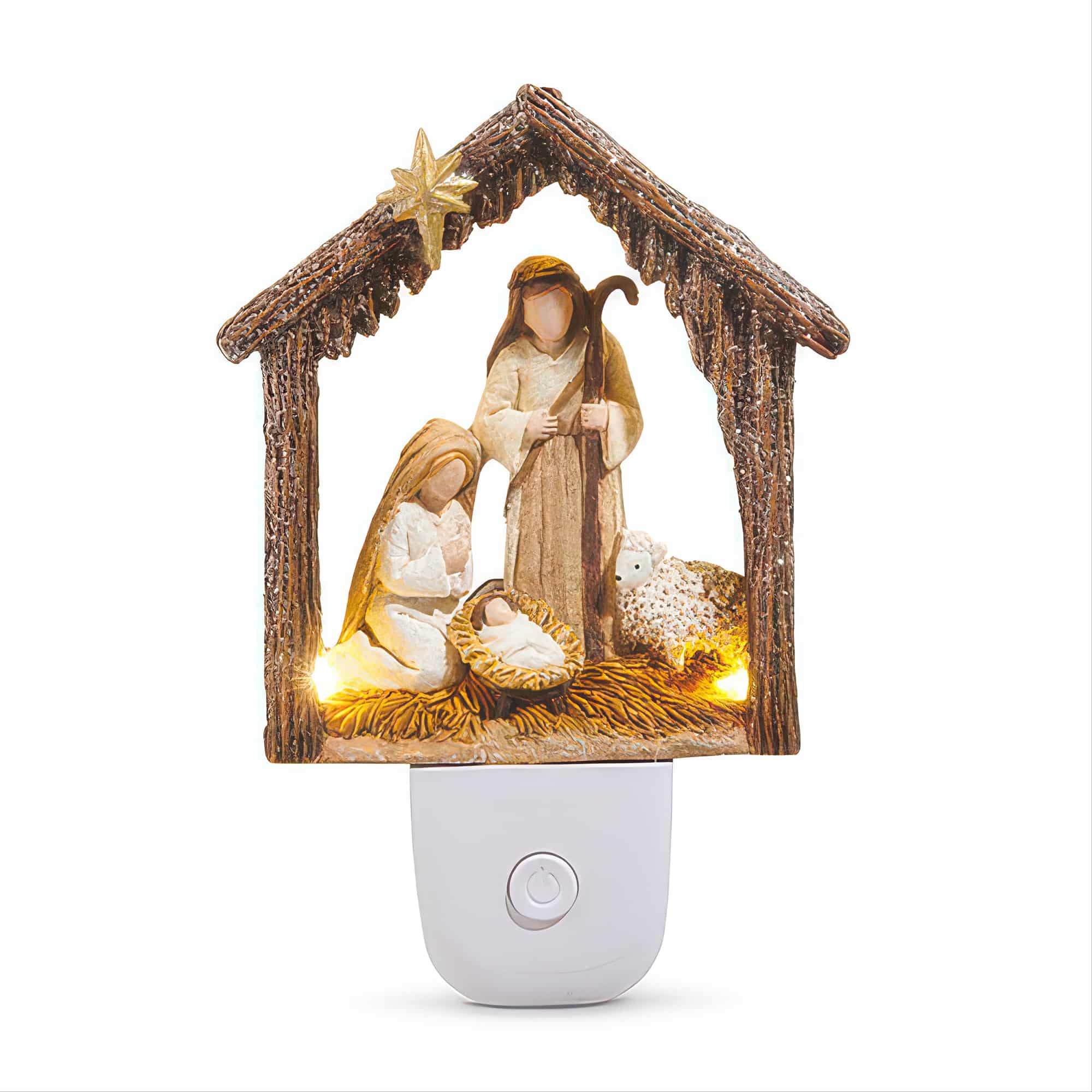 Holy Family Stable Night Light