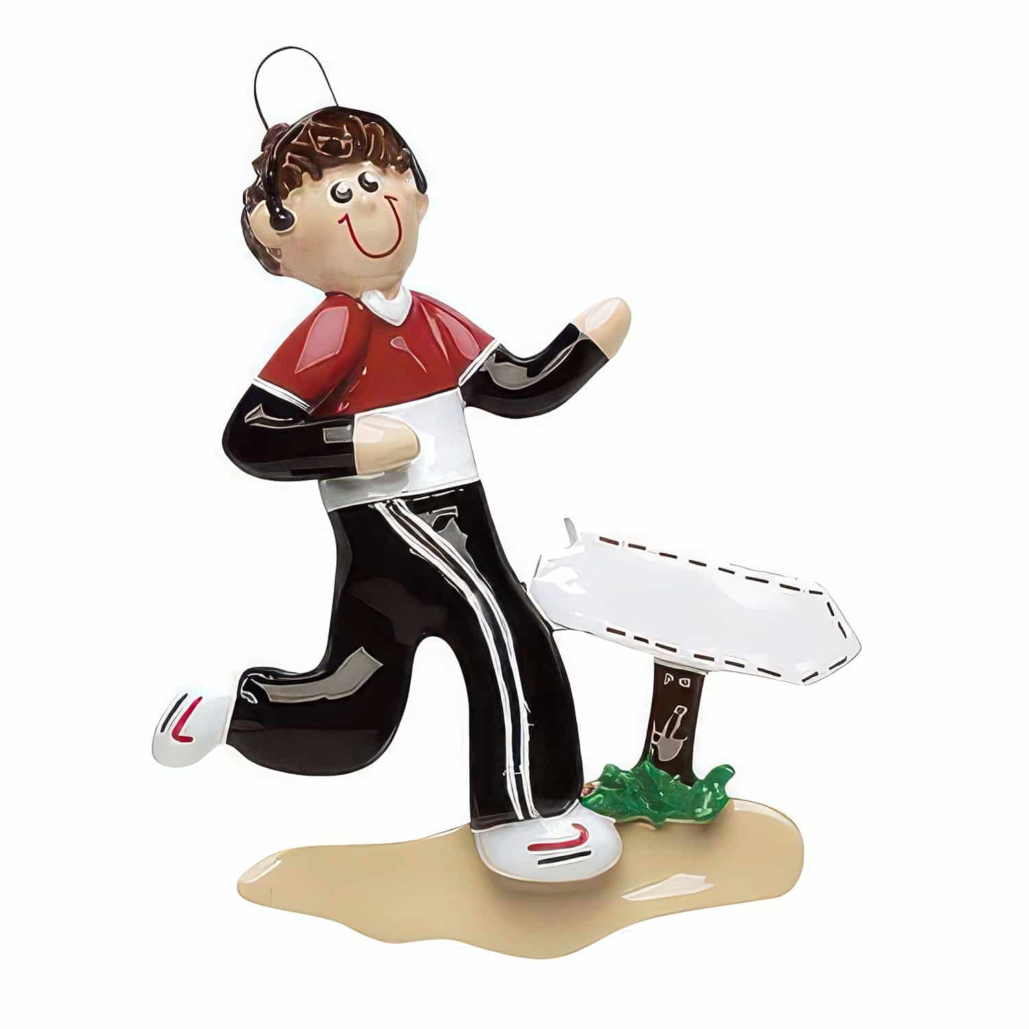Jogger Runner Ornament Personalize