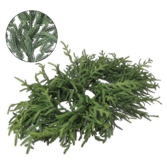  just Cut Norfolk Pine Triple Candle Ring