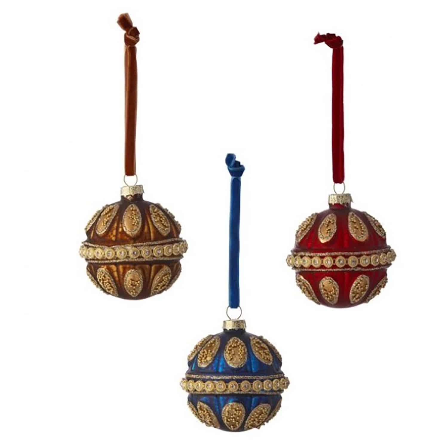 Regal Jewel Ball Ornament