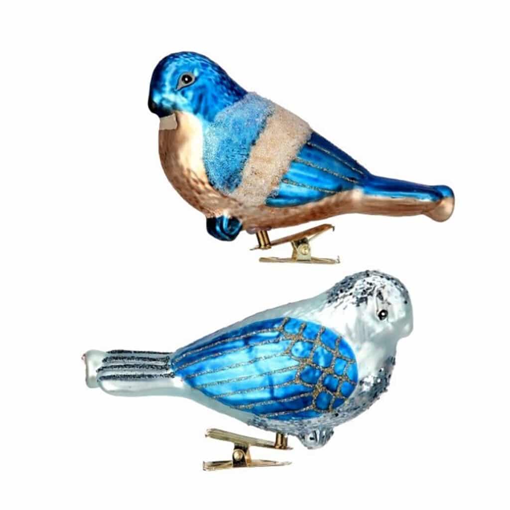Royal Bird Clip on Ornament