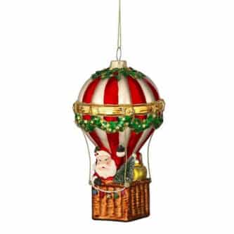 Santa Hot Air Balloon Ornament