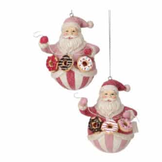 Santa Sweet Garland Donuts Ornament