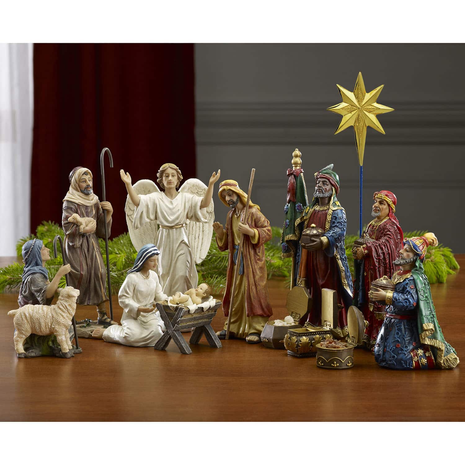 Three Kings Nativity Set Eleven Pieces 11