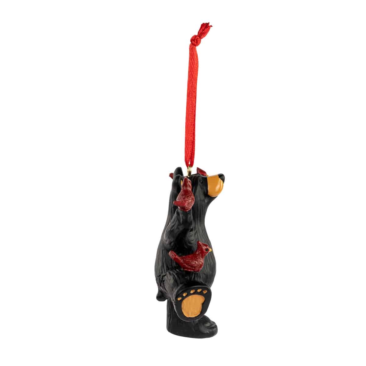 Cardinal Birds Ornament Bearfoots® Bear Side