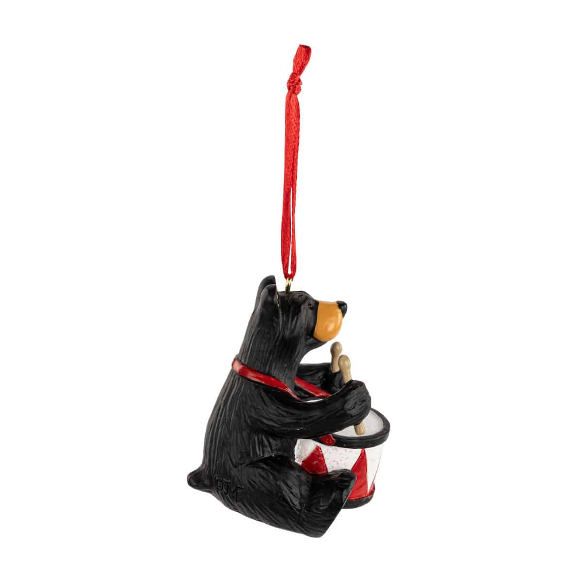 Little Drummer Ornament Bearfoots® Bear Side