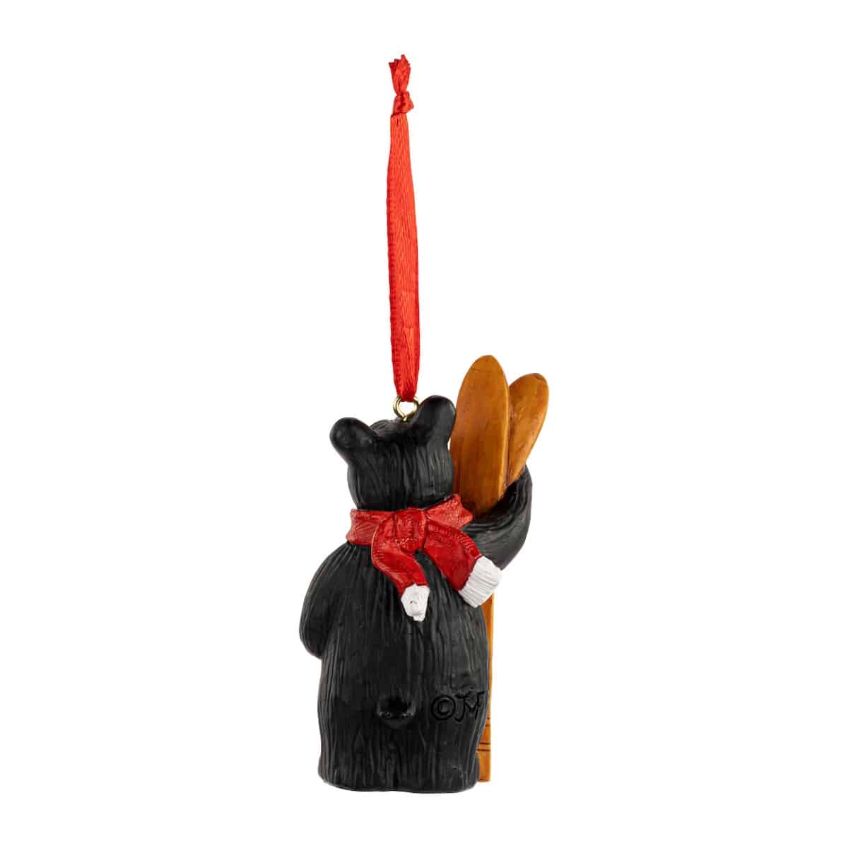 Skier Ornament Bearfoots® Bear Back