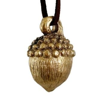 Acorn Mini Antique Gold Ornament