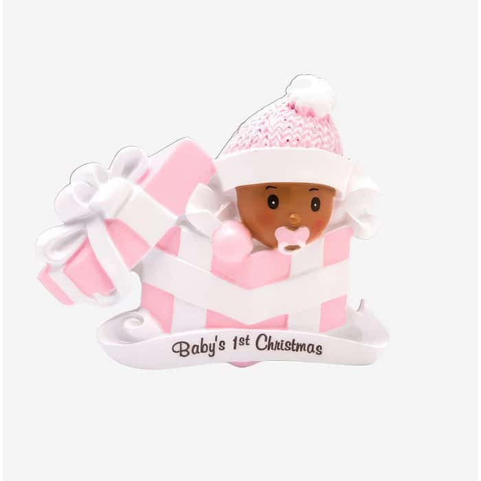 Baby Gift First Christmas Ornament Personalized 3