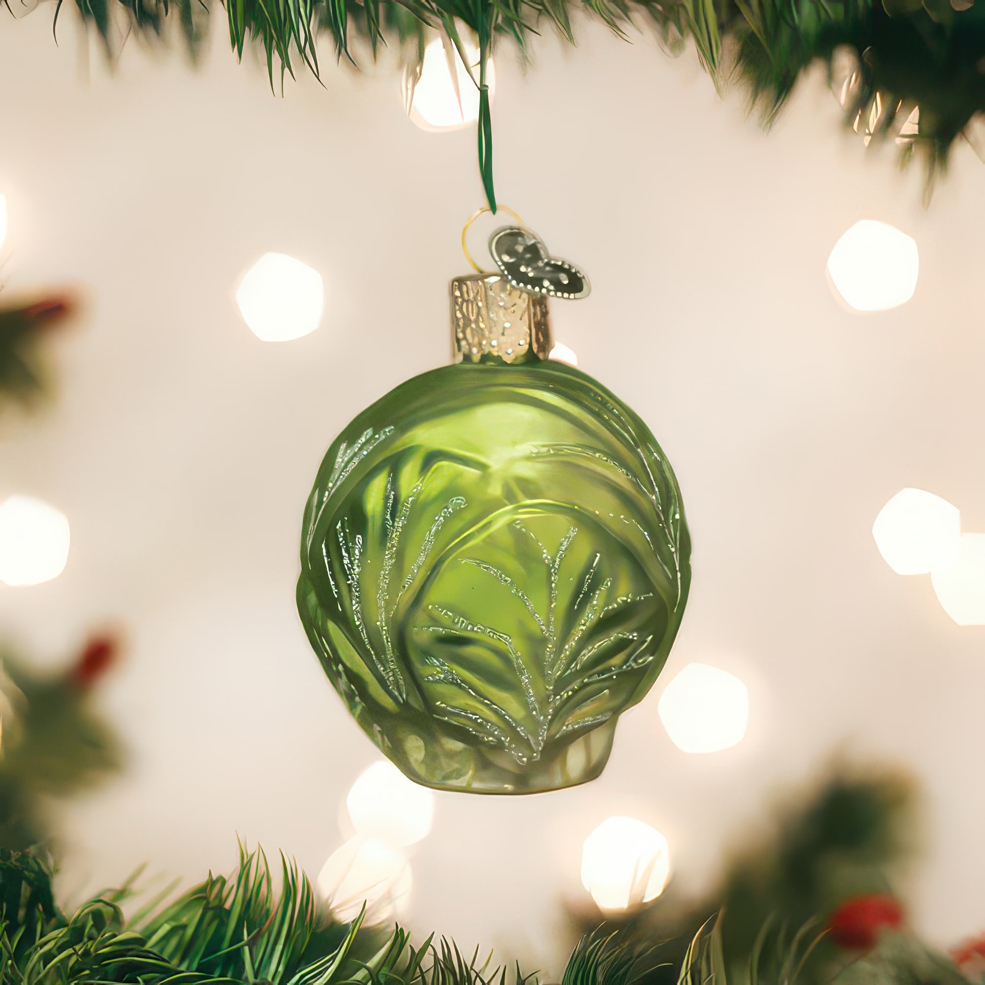 Brussel Sprout Ornament by Old World Christmas