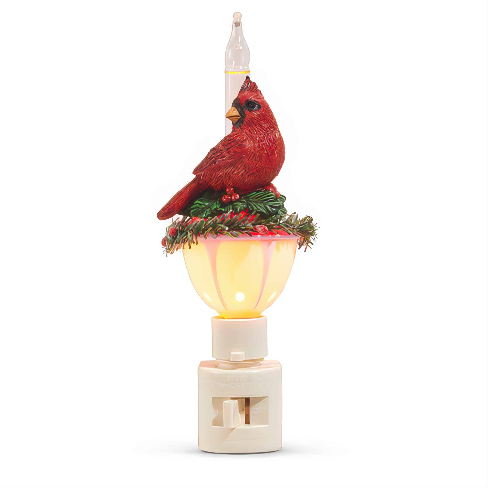 Cardinal Bubble Light Night Light