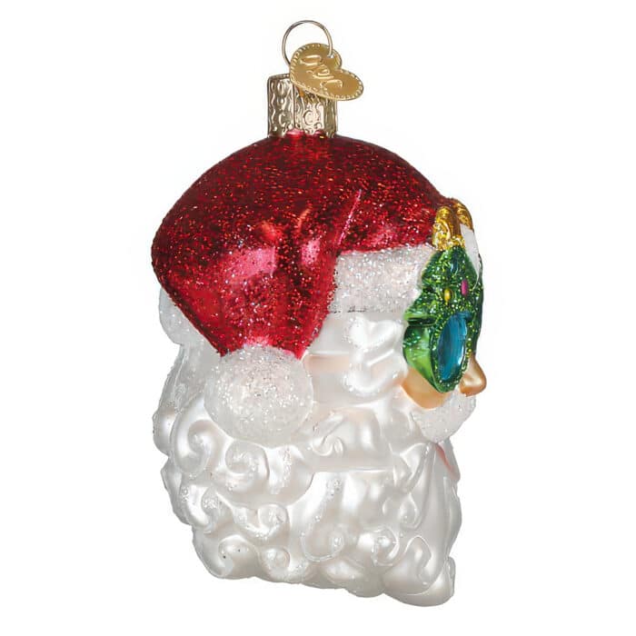 Christmas Tree Shades Santa Ornament by Old World Christmas Side
