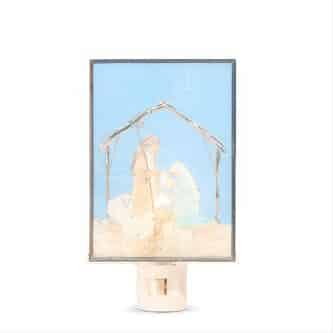 Framed Holy Family Night Light