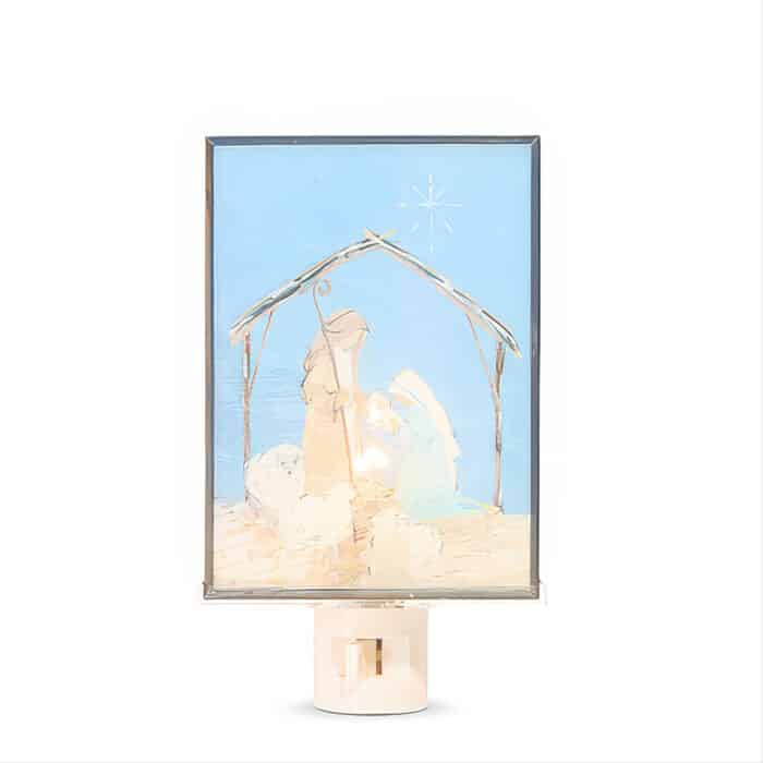 Framed Holy Family Night Light