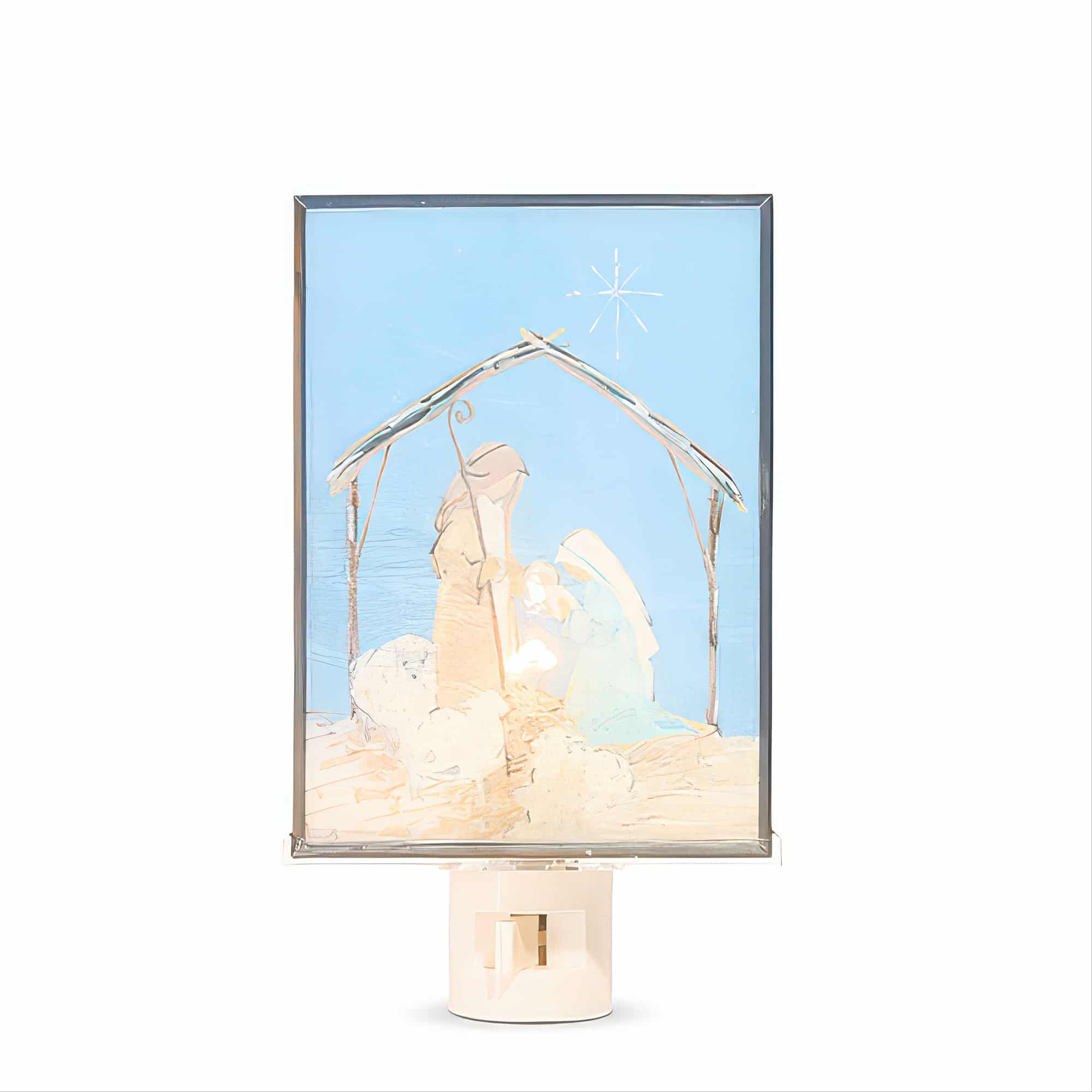 Framed Holy Family Night Light