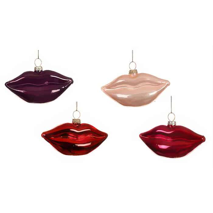 Glossy Color Lips Ornament