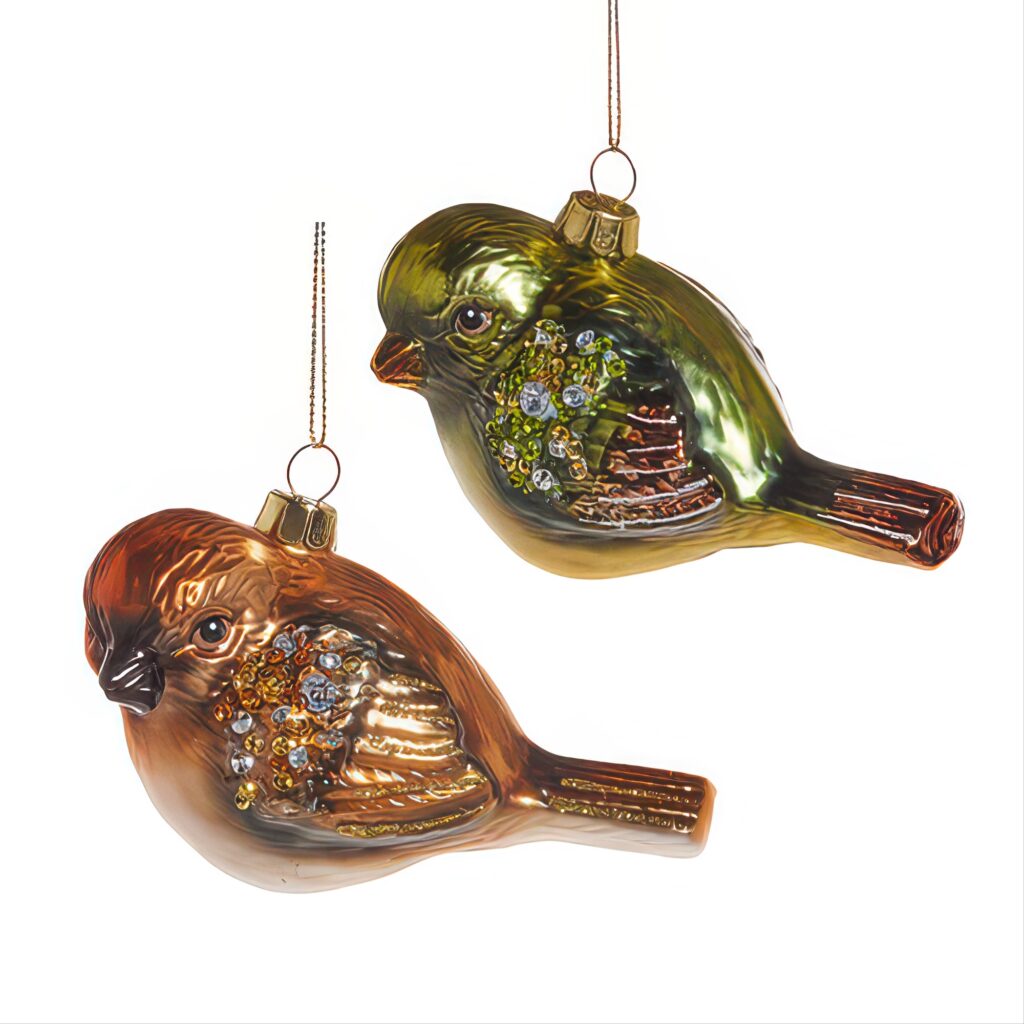 Little Jeweled Bird Ornament