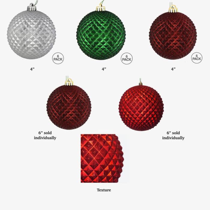 Oversized Ball Glitter Ornament
