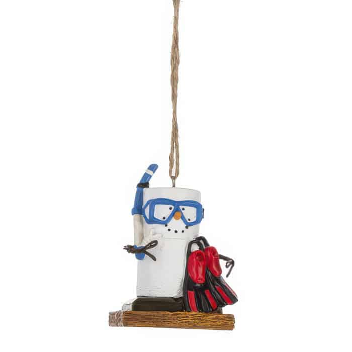Smores Snorkeling Ornament S