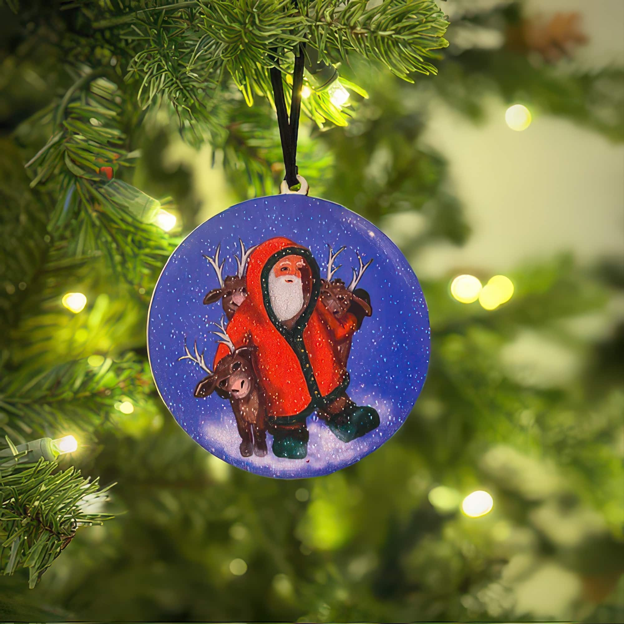 Snow Buddies Ornament by Cindy Dewolfe