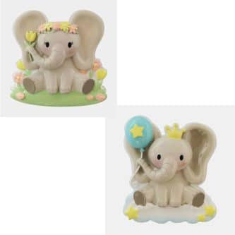 Baby Elephant First Christmas Ornament Personalized