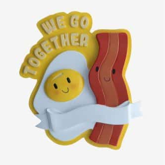 Bacon And Egg Ornament Personalize
