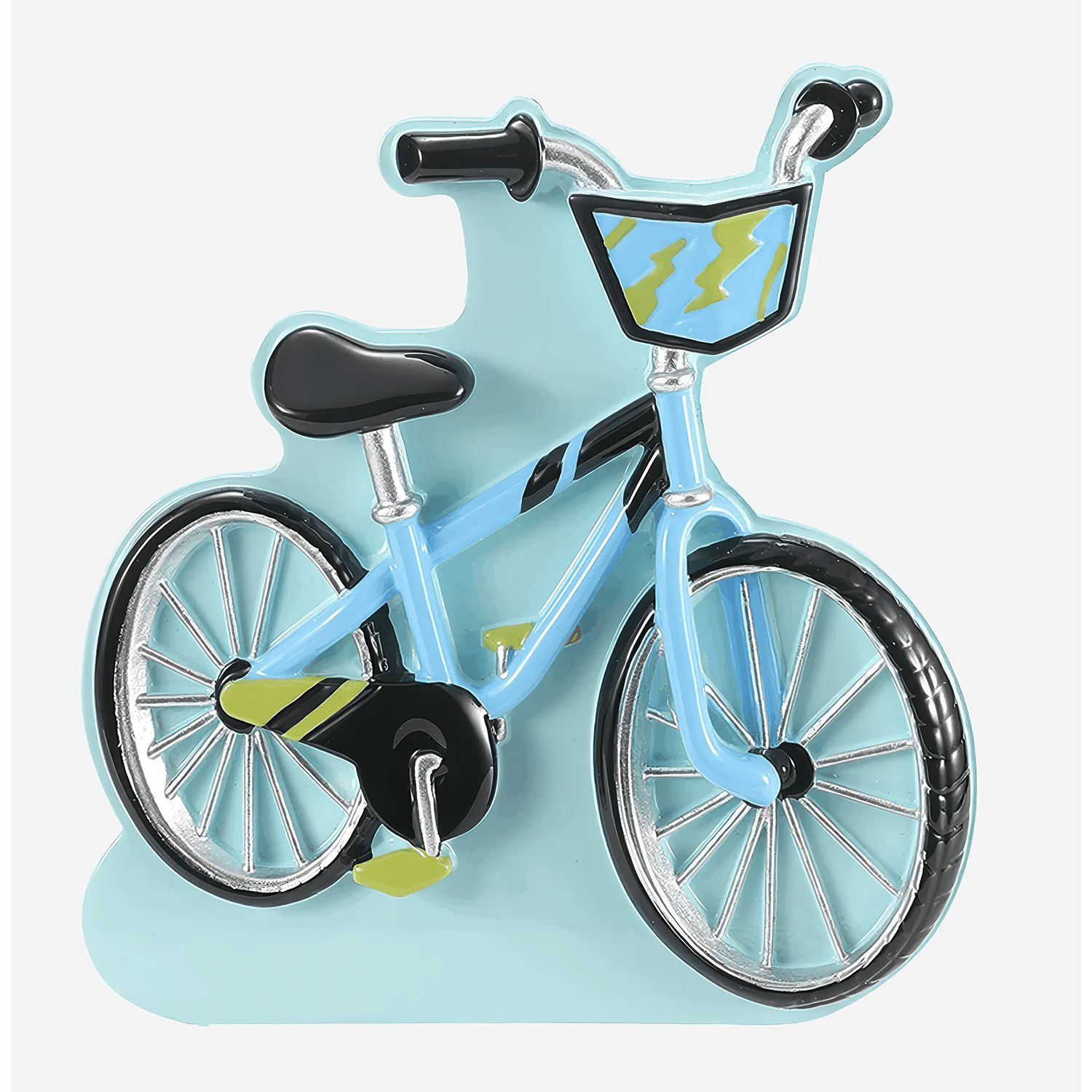Childs First Bicycle Ornament Blue