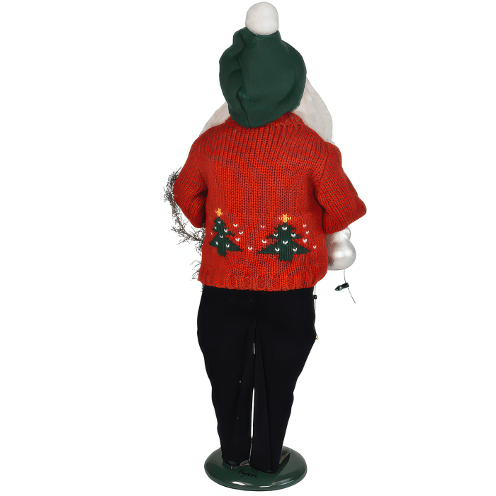 Decorating Mr Mrs Claus Byers Choice Ltd Santa Back