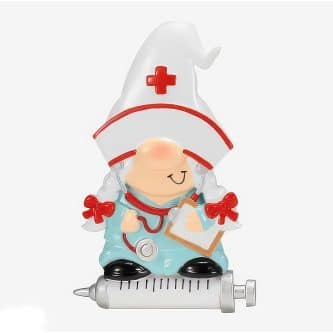 Gnome Nurse Ornament Personalize