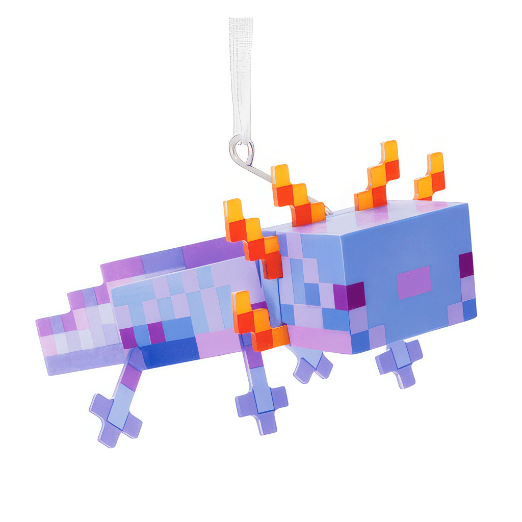 Minecraft Blue Axolotl Ornament