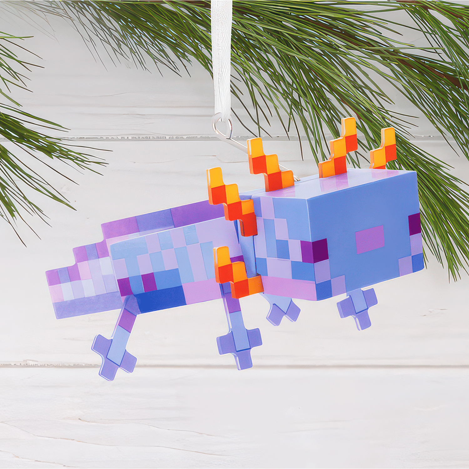 Minecraft Blue Axolotl Ornament Glam Shot