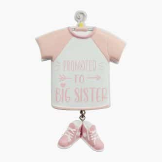 New Big Sister Ornament Personalize