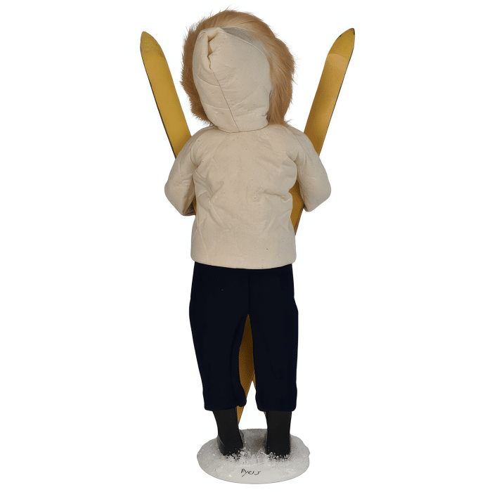 Skiing Sledding Family Byers Choice Ltd Woman Back